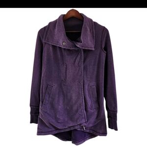 Lululemon Gratitude Wrap Cardigan Women’s Size 4 Purple Coat Snap Sweater Jacket